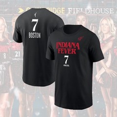 Clark, Cunningham, Boston, Hull Indiana Fever Rebel Edition Name & Number Player