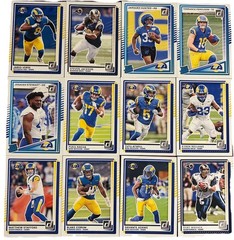 2025 Donruss Football (1-400 Set) Los Angeles Rams Team Set (12 Cards)