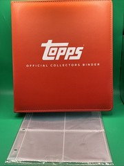 2026 Topps Official Collectors 3-Ring Binder with Card Pages – QTY Available