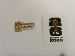 Legacy Argentina Portugal World Cup Player Size Soccer Shirt Jersey Patch Badge