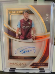 Tyrone Mings Shadowbox Signature 5/30 2022-23 Panini Immaculate Soccer
