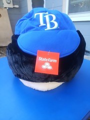 DJ Kitty Mascot Head Tampa Bay Rays Baseball 7/21/18 MLB NEW Devil Rays Giveaway
