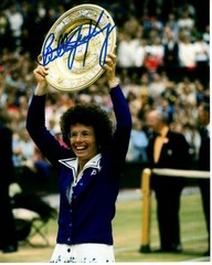 BILLIE JEAN KING Signed Autographed 8×10 Photo