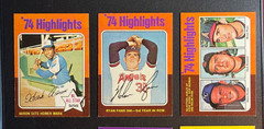 1975 Topps Baseball Complete Set. 660 Cards in Zip Binder. VG-EX