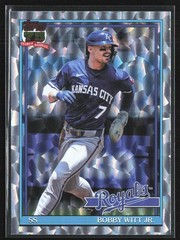 Bobby Witt Jr. 2026 Topps ’91 Crackle Foil B #T91-3 Kansas City Royals