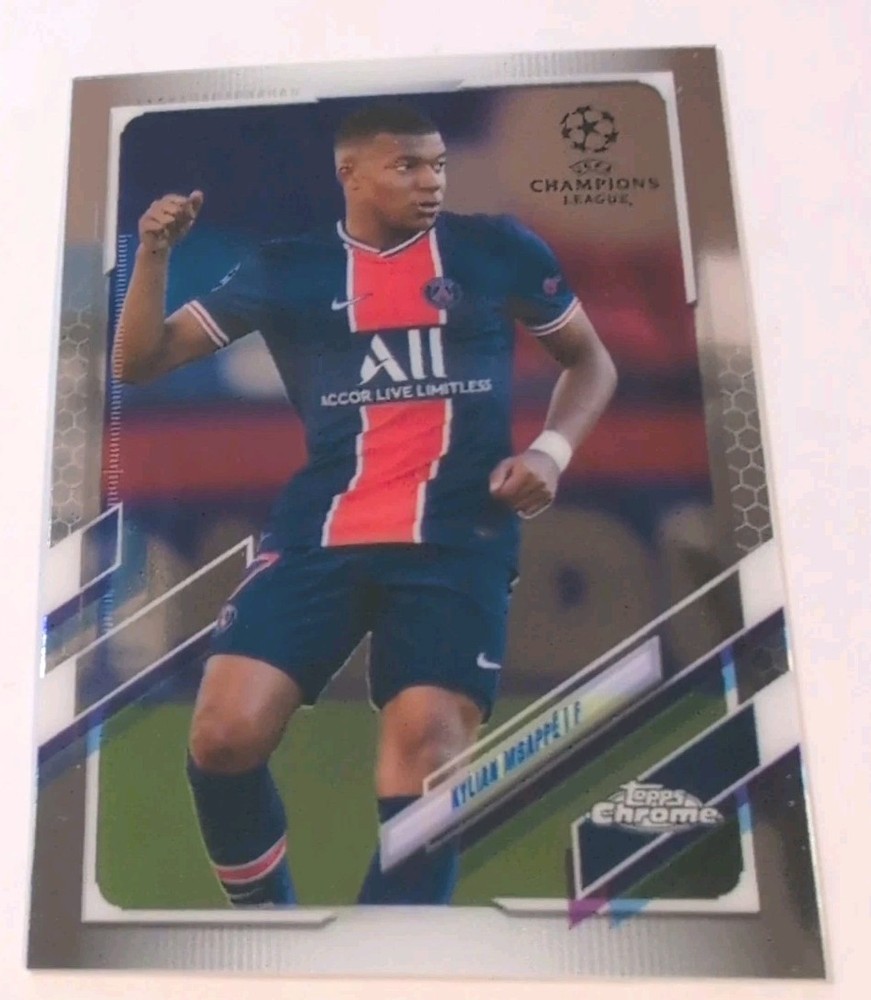 2020-21 Topps Chrome UCL – Kylian Mbappe #95