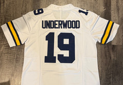 Bryce Underwood Michigan White Jersey Men’s Size S-XXL