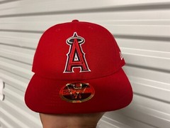 Los Angeles Angels MLB Red Low Profile Fitted Hat – New
