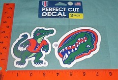 BRAND NEW = FLORIDA GATORS PERFECT CUT DECAL SET = STICKER = WINCRAFT