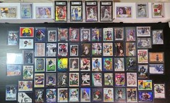 HUGE 3200 Sports Card Collection AUTO/ROOKIE/ MAHOMES OHTANI JORDAN LEBRON WEMBY