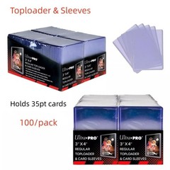 3×4 TopLoader & Sleeves / Magnetic One Touch Card Holder For Pokémon 35pt Cards