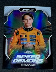 2025 Topps Chrome Formula 1 Oscar Piastri #SD-4 Speed Demons Refractor 🔥