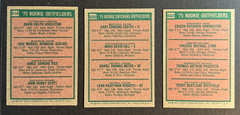 1975 Topps Baseball Complete Set. 660 Cards in Zip Binder. VG-EX