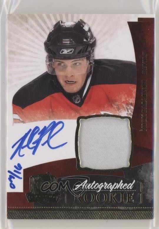 2010 The Cup Gold Rainbow 7/16 Nick Palmieri #127 RPA Rookie Patch Auto RC 9cf