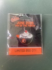 Baltimore Orioles June 2026 Pin Of The Month Ice Cream Hat MLB Limited Qty /250