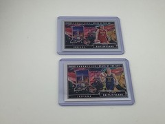 2025 Caitlin Clark Chronicled silver holo St Of The Art 2 card lot as picture