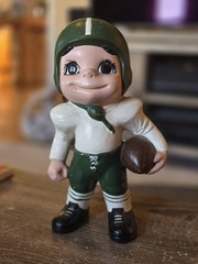 Antique Marshall University Football Figurine