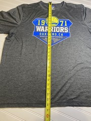 NBA Golden State Warriors Basketball Est 1971 Mens XL Gray T-Shirt Short Sleeve