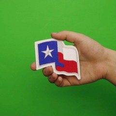 Texas Rangers Sleeve Jersey Road Home Emblem Sleeve Patch State Flag Logo