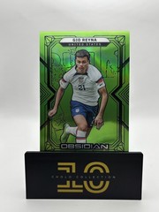 2022-23 panini obsidian Electric Etch Neon Green Gio Reyna 1/3 United States