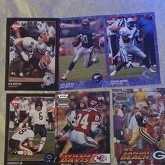 Collector’s Edge 1992-93 NFL Football 6-Card Lot 1st Edition Boss Squad