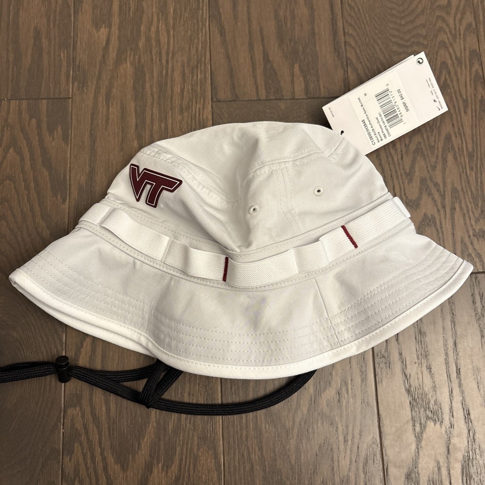 Nike Unisex Adult Dri-Fit Virginia Tech Hokies Apex Bonnie Bucket Hat Medium NWT