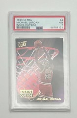 1993 Ultra Michael Jordan Bulls Inside Outside #4 Ex Mint PSA 7🔥🏀