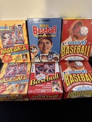 Baseball Cards – Unopened Packs from Vintage Box – 200 Cards In Sealed Packs!