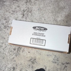 BCW 500ct Standard Card Storage Shoe Box Cardboard White/Brown 1-BX-500