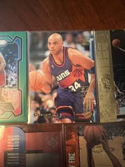 5 Various Charles Barkley Basketball Cards Inserts And Base Cards