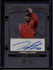 2022 Panini Select #YES-IH Ivan Herrera Youth Explosion Signatures #/299