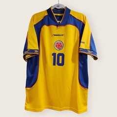 COLOMBIA JERSEY RETRO 2001 HOME – CAMPEON COPA AMERICA – VALDERRAMA # 10 – 2XL