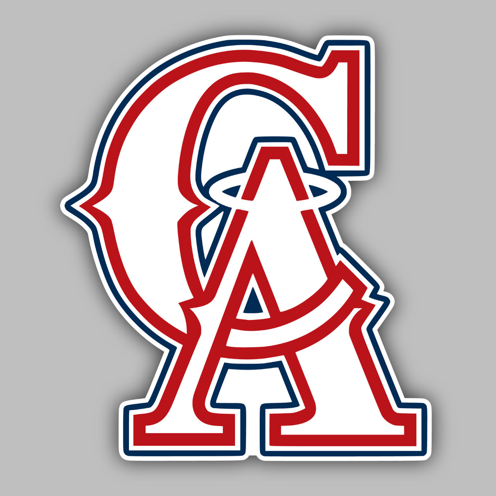 Los Angeles Angels of Anaheim Vinyl Sticker/Decal – MLB Baseball – AL West – CA
