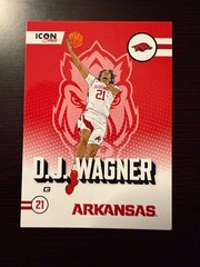 2024-25 ARKANSAS RAZORBACK MEN’S BASKETBALL ONIT ATHLETE TRADING CARDS