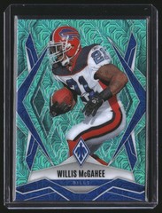 2025 Panini Phoenix #64 Willis McGahee Teal Mojo Prizm 5/50