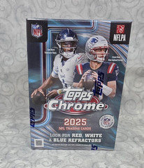 2025 Topps Chrome Football NFL Factory Sealed Blaster Value Box – New / Sealed