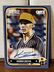 Konnor Griffin 2024 Onyx Vintage Extended Auto Lot – Red /25 Blue /25 Green /50