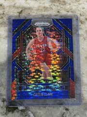 2025 Panini WNBA Prizm Fearless Blue Seismic #7 Caitlin Clark 66/199