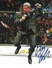 Bruce Buffer Signed 8×10 Photo UFC Octagon Announcer Picture Autograph 360 Time
