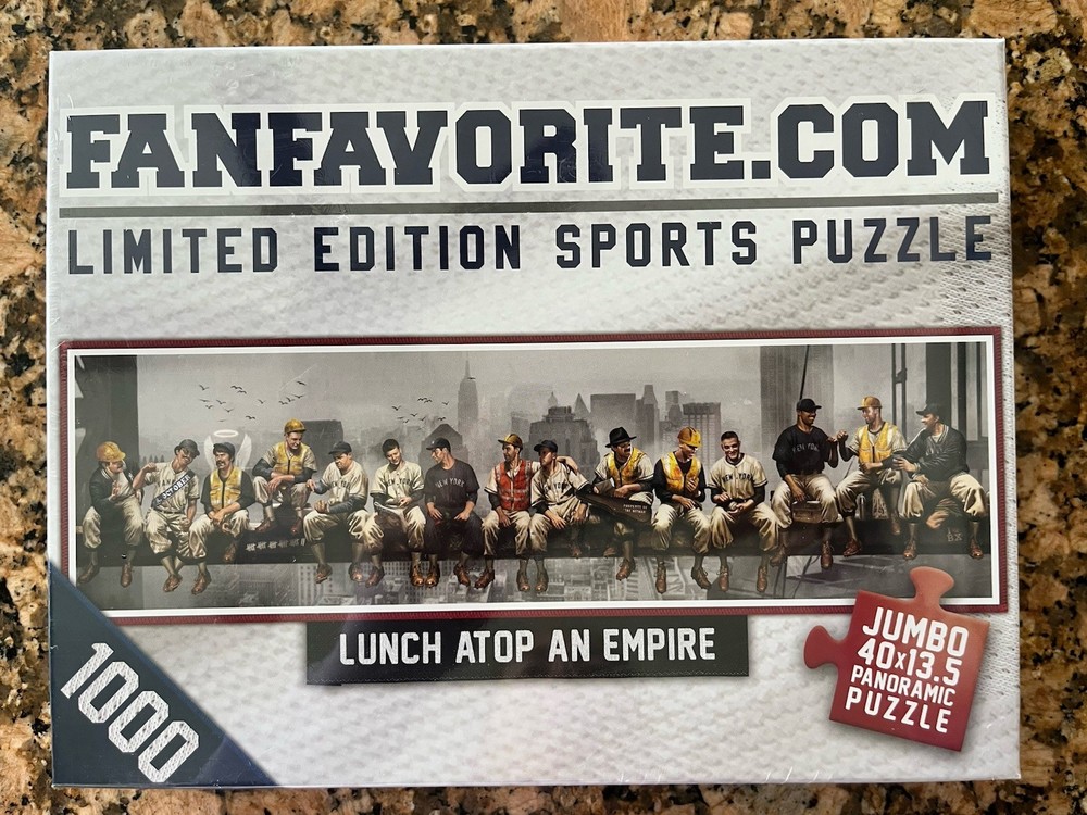 Yankees Lunch Atop An Empire 1000 pcs Limited Edition Puzzle Fan Favorite New