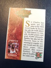 Charles Barkley Phoenix Suns Legends Brown Border RARE Oddball
