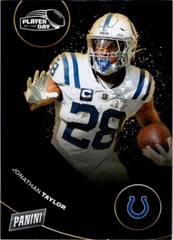 2024 Panini Player of the Day #30 Jonathan Taylor /25 Purple Foil Colts Card