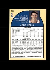 1990-91 NBA Properties Jack Haley #197