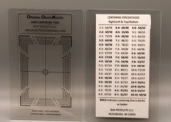 ORIGINAL GRADEMASTER Card Grading / Centering Tool Created in 2015- #1 Design!