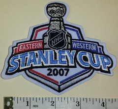 2007 STANLEY CUP FINALS ANAHEIM DUCKS vs OTTAWA SENATORS NHL CREST PATCH