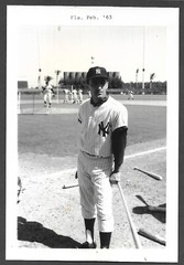 1963 Joe Pepitone YANKEES UNSIGNED 3-1/2 x 5-1/8 ORIGINAL SNAPSHOT PHOTO #19
