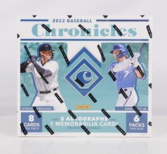 2022 PANINI CHRONICLES BASEBALL HOBBY BOX