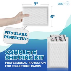 Ding Defend Card Shipping Kit Envelope Bubble Mailers – 110 4’’ x 6’’ Protectors