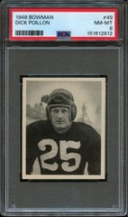 1948 Bowman #49 Dick Poillon PSA 8