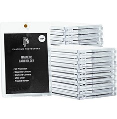 Magnetic Card Holder for 55pt Trading Cards One Touch Fit Clear UV Protection